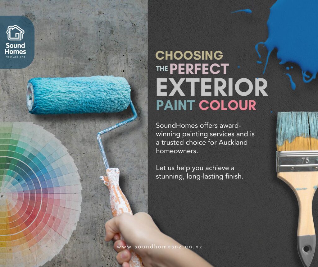 Let SoundHomes help you choose the perfect exterior paint colour